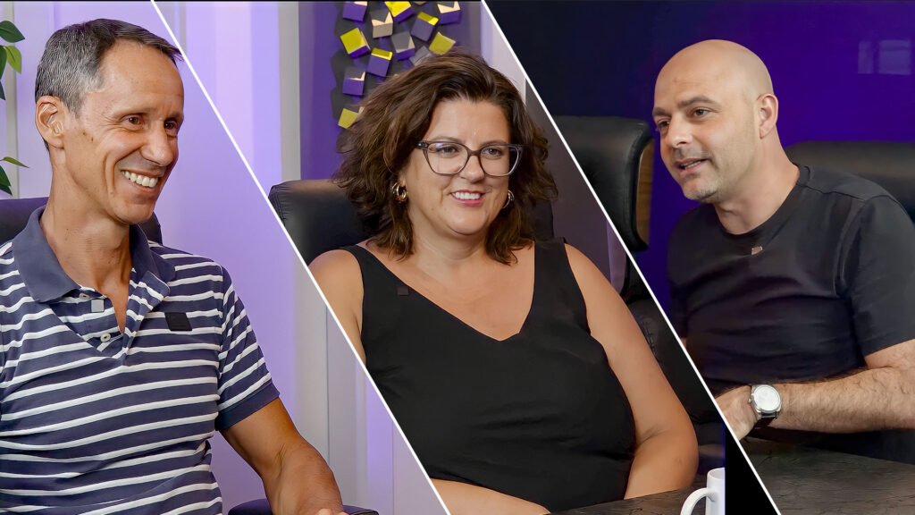 Lorena Babot, Flávio Trevisan e Norton Willrich no Podcast viva Jurere