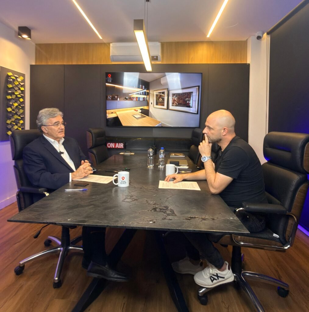 Carlos Leite, presidente do Sinduscon e Norton Willrich